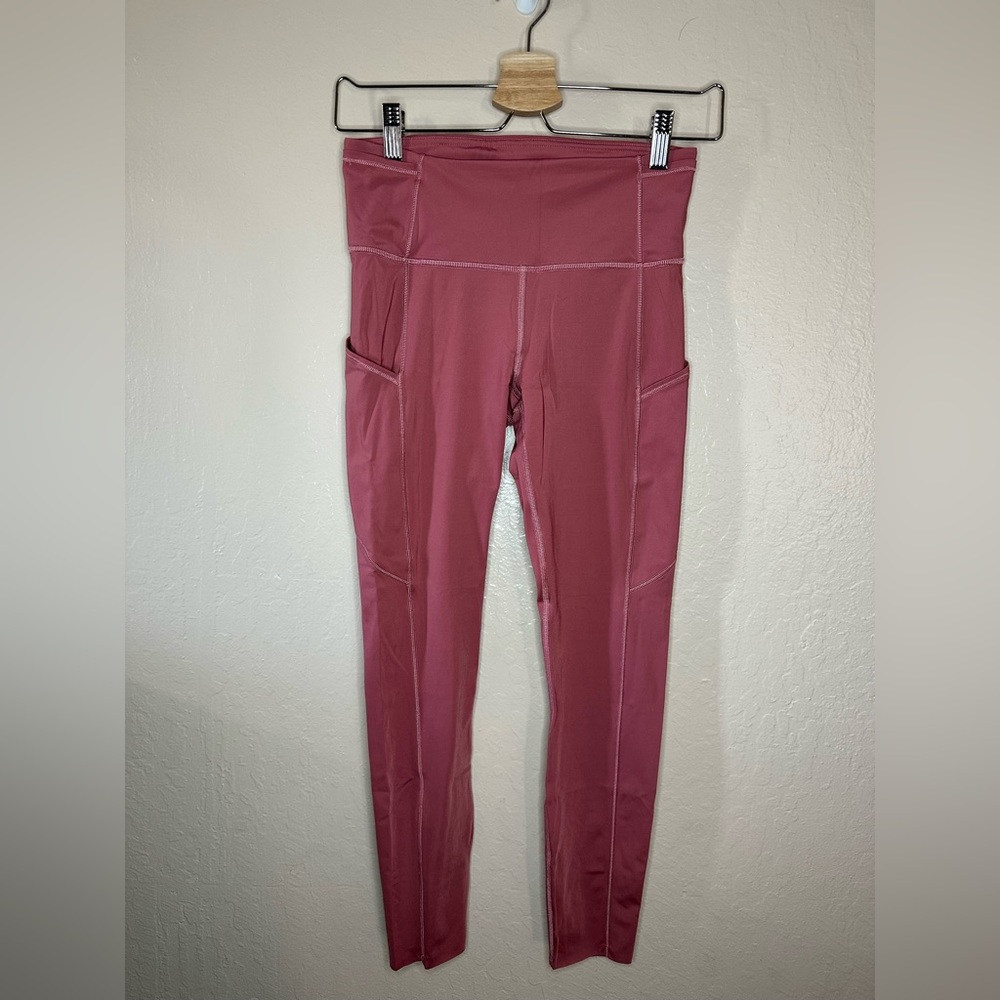 Lululemon Fast & Free 25” Cherry Tint Pant